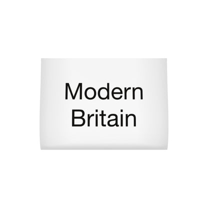 Tate Modern Tea Towel - White on MB Blue