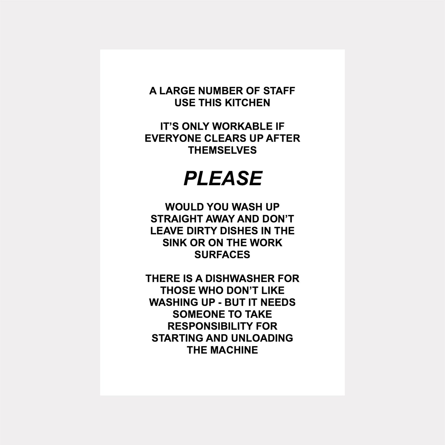 Tate Kitchen Notice - PDF Download