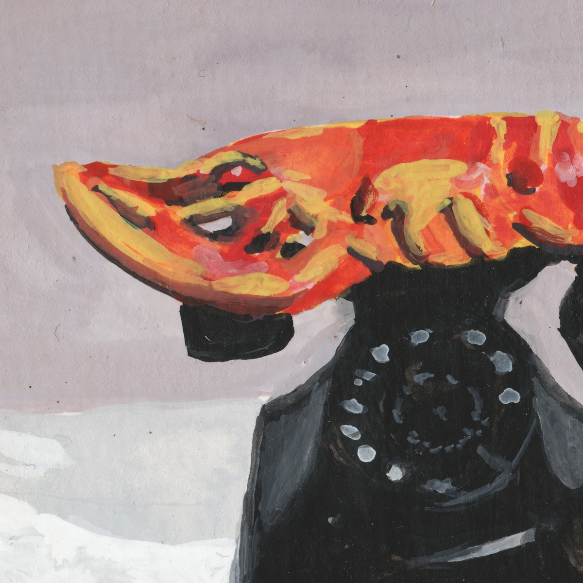 Dali: Lobster Telephone - Museum Postcard Painting