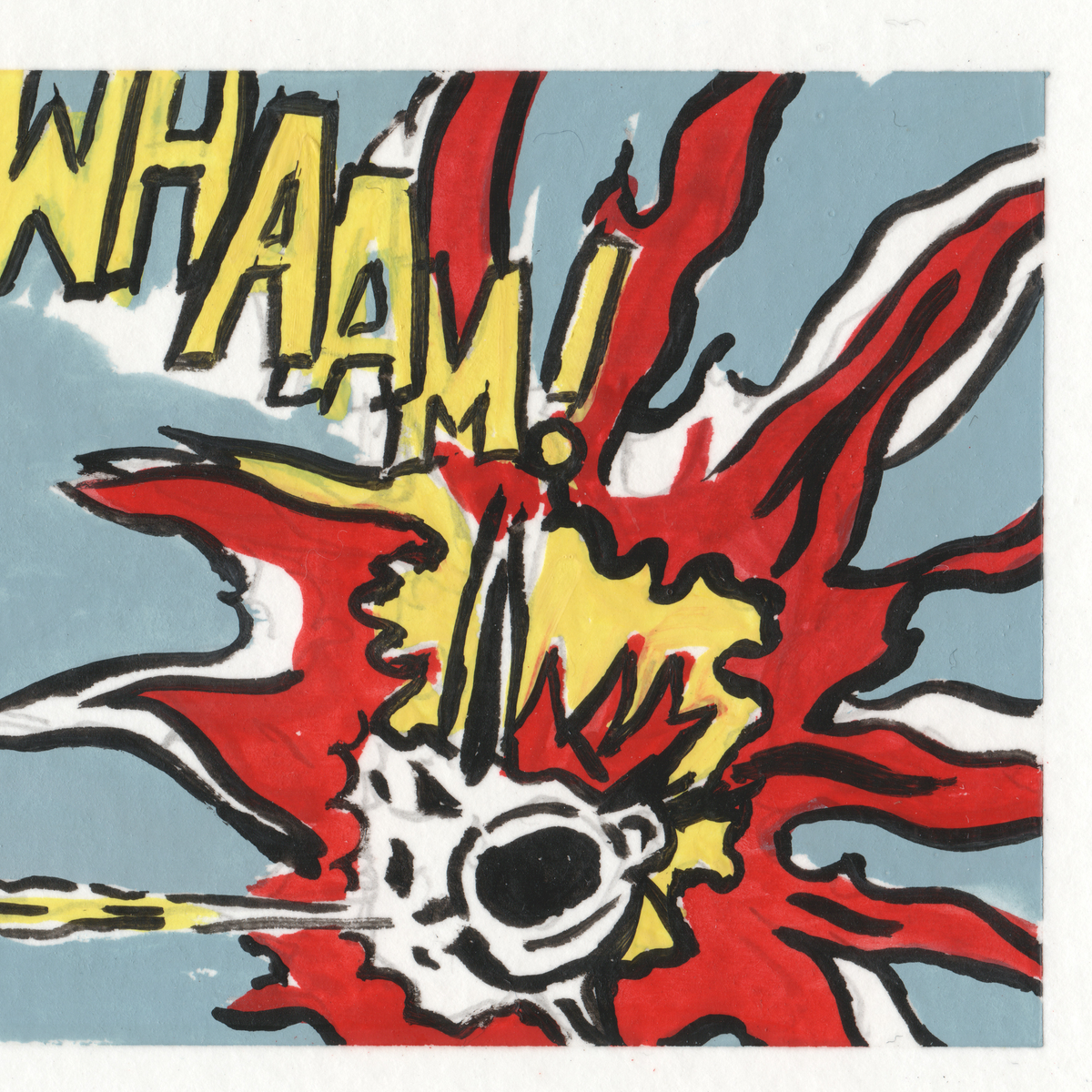 Lichtenstein: Whaam! - Museum Postcard Painting