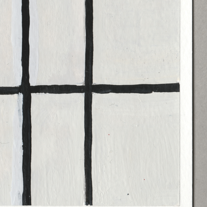 Mondrian: Composition B - Museum Postcard Painting