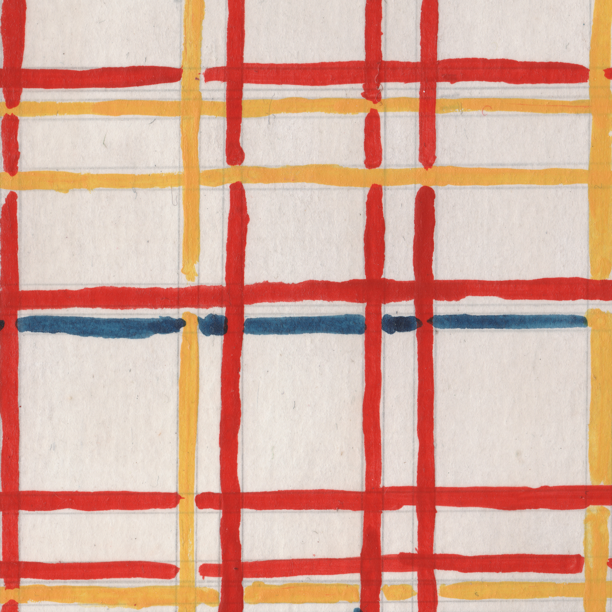 Mondrian: New York City I - Museum Postcard Painting