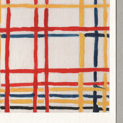 Mondrian: New York City I - Museum Postcard Painting