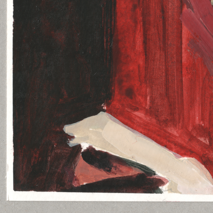 Richter: Lesende (Reader) - Museum Postcard Painting