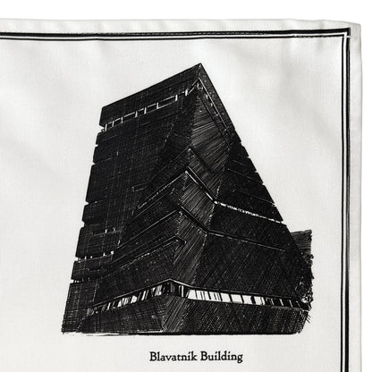 Tate Modern Tea Towel - Black on White